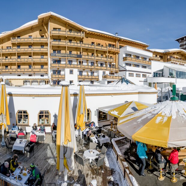 apres ski location edelweiss obergurgl