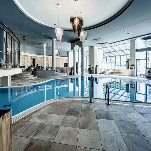 Indoor Pool at the Glacier SPA at Edelweiss & Gurgl