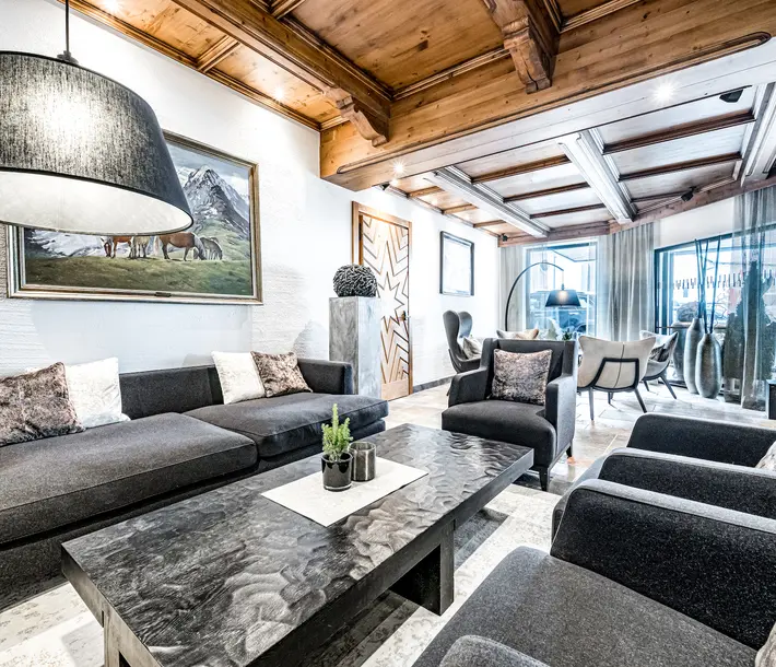 hotel lobby edelweiss in tyrol