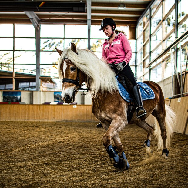 horse riding on a summer holiday Obergurgl