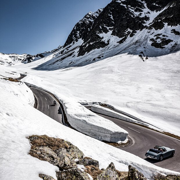 arrival obergurgl alps road ötztal | © Alexander Maria Lohmann