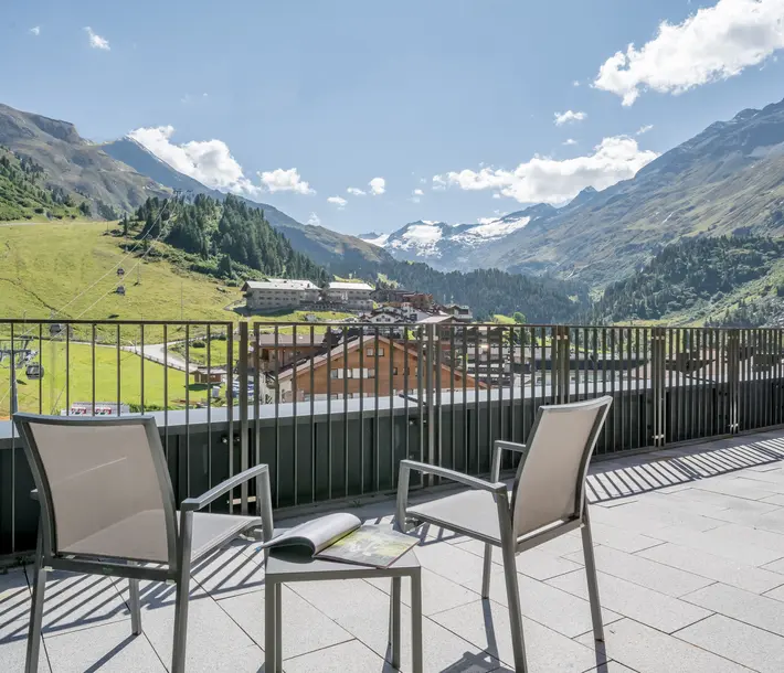 sun terrace Hotel Edelweiss Obergurgl