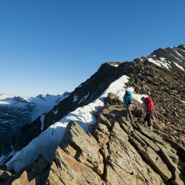 Gurgl mountain tour Ramoljoch in summer