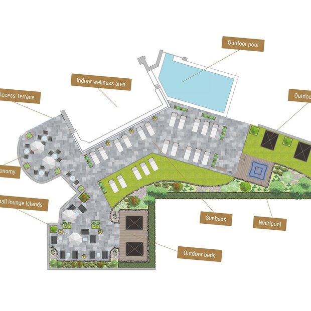 map of the hotel Edelweiss und Gurgl